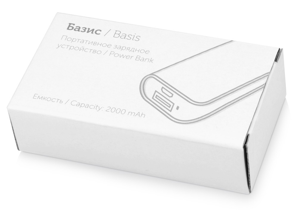Внешний аккумулятор «Basis», 2000 mAh (41448)