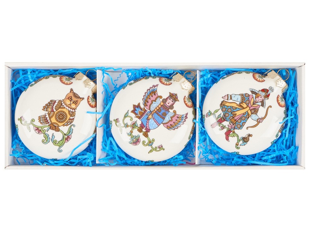 Набор новогодних игрушек, 3 шт (41496)