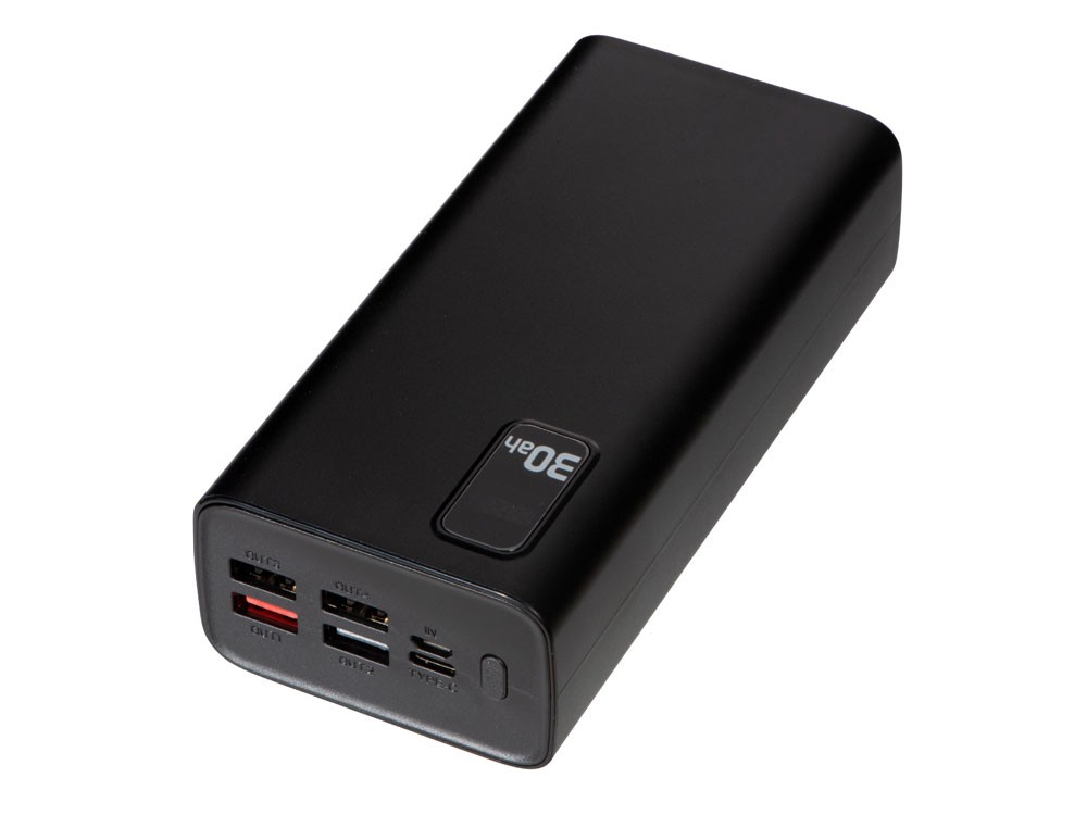 Портативный внешний аккумулятор «FAST», 30000 mAh (42626)