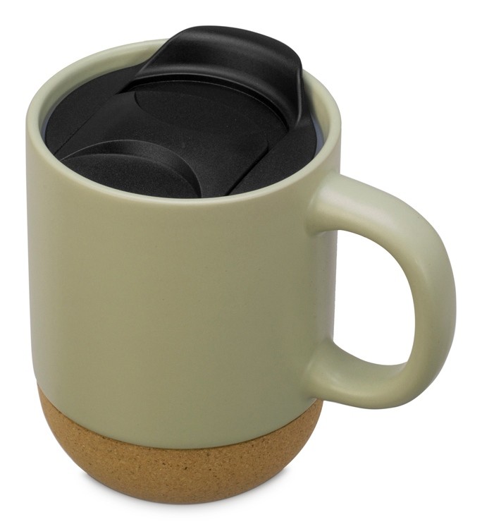 Кружка с пробковым дном и крышкой «Denpasar» (7094)