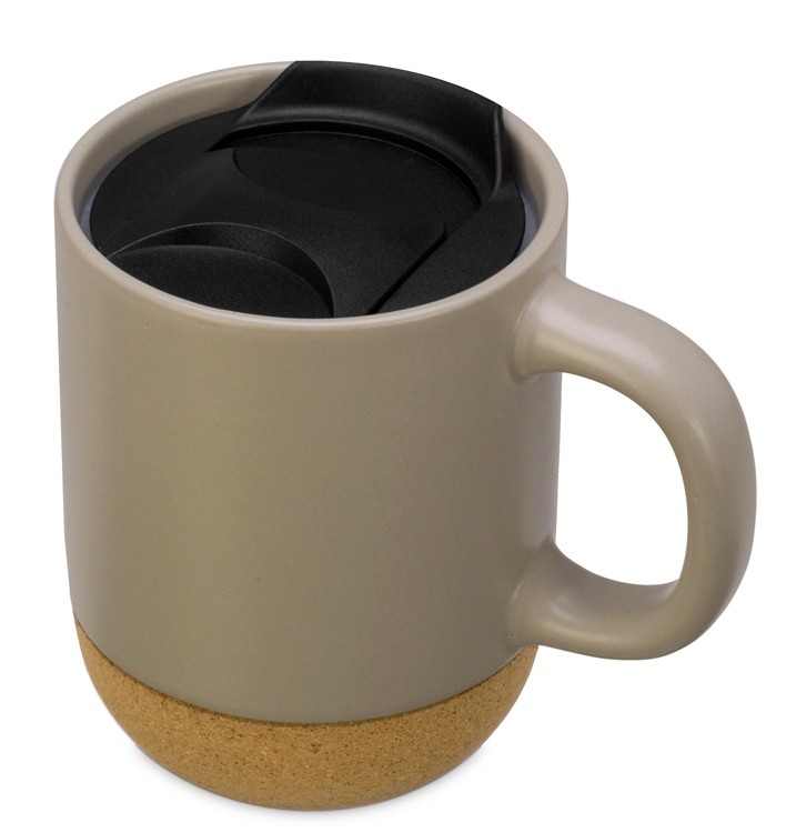 Кружка с пробковым дном и крышкой «Denpasar» (7095)