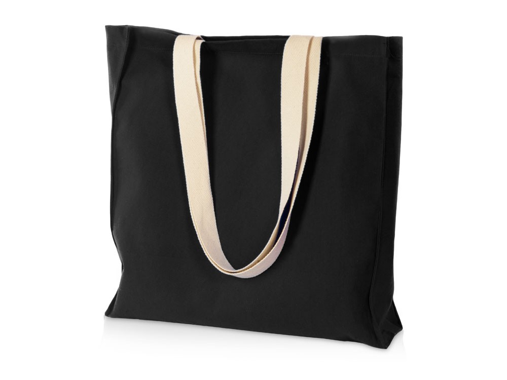 Сумка «Donny» из  хлопка 250г/м2 с донной складкой и парусиновыми ручками (8728)