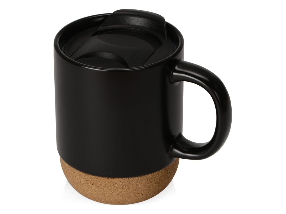 Кружка с пробковым дном и крышкой «Denpasar» (13181)