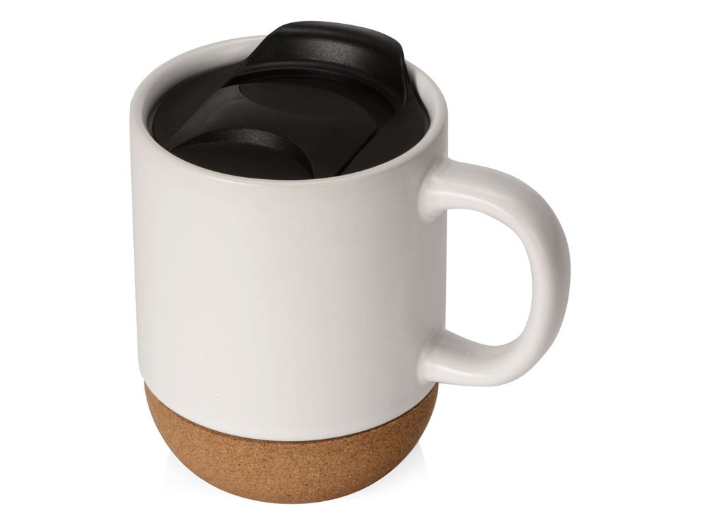 Кружка с пробковым дном и крышкой «Denpasar» (13182)