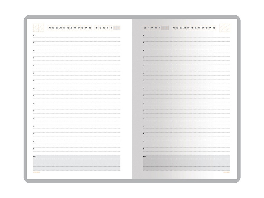 Ежедневник недатированный А5 «Mercury» (18611)