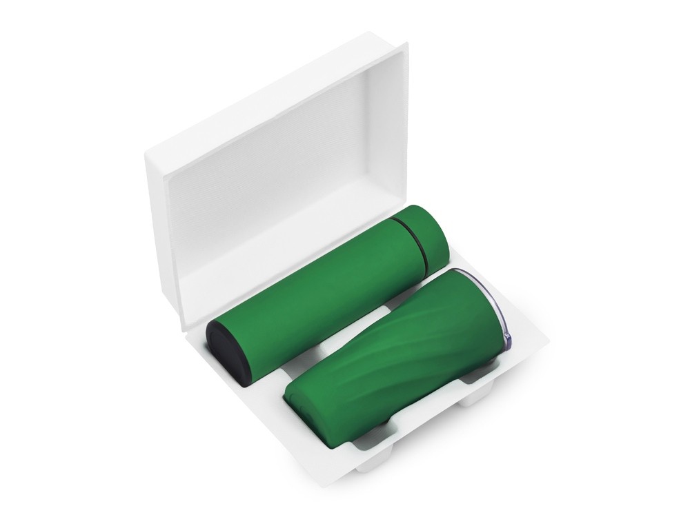 Подарочный набор «FAMILY» с термосом и термокружкой (19341)