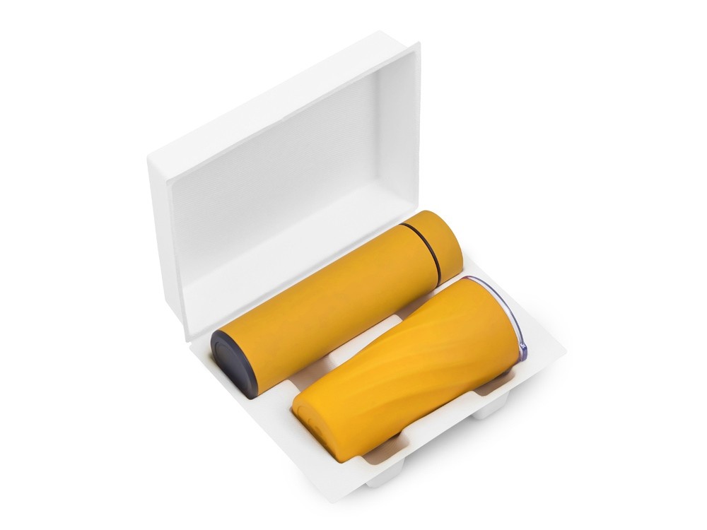 Подарочный набор «FAMILY» с термосом и термокружкой (19346)