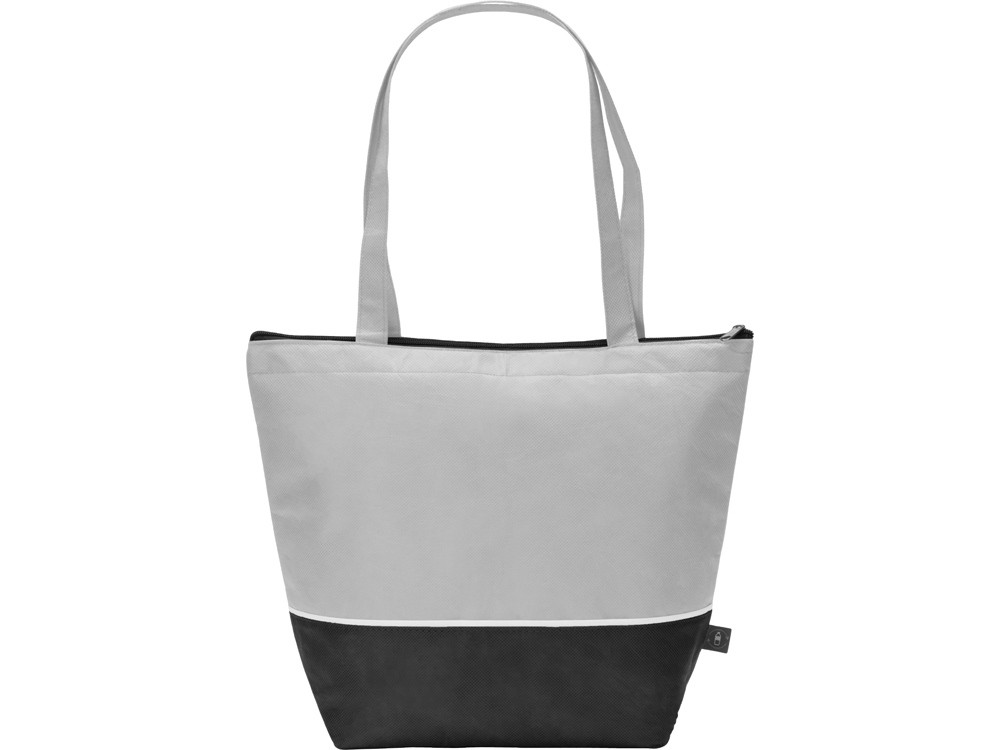 Сумка-холодильник Reviver с длинными ручками из нетканого переработанного материала RPET (20881)