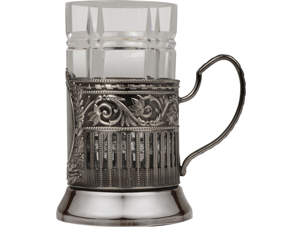 Подстаканник с хрустальным стаканом (21364)