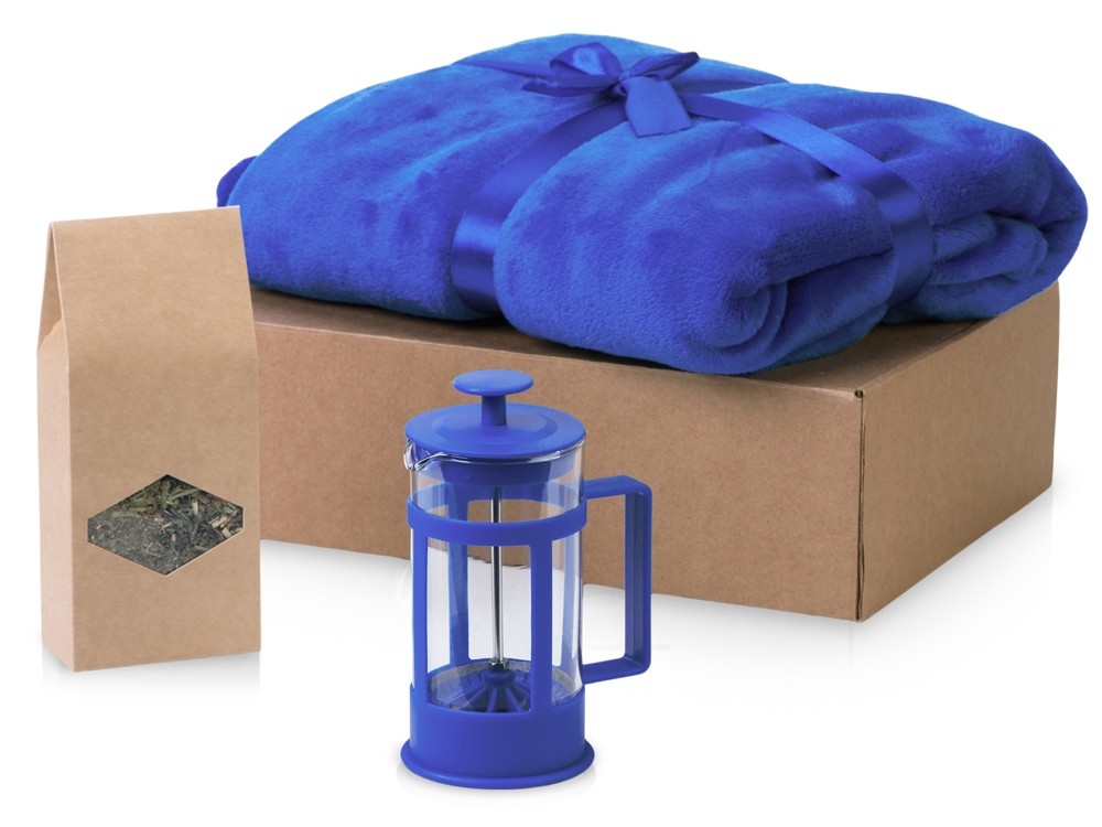 Подарочный набор «Tea time» с пледом (22137)