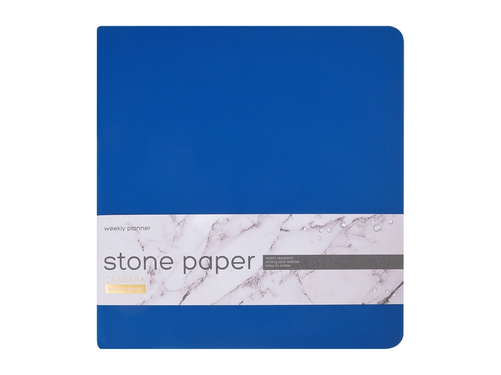 Еженедельник с каменной бумагой А5+ «Carrara» (23409)