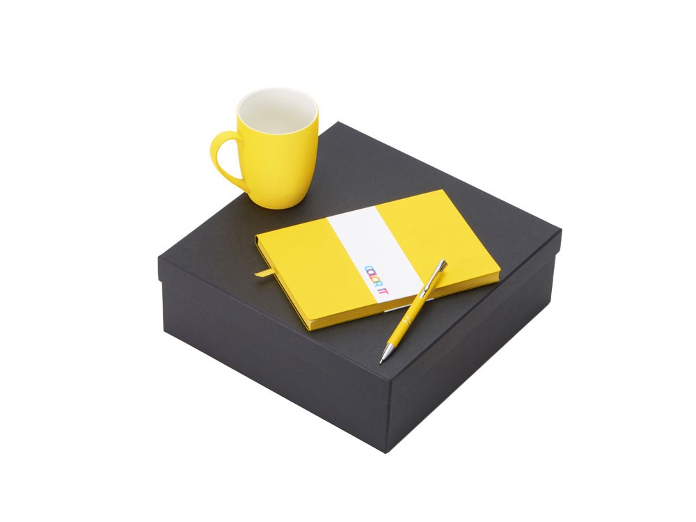 Подарочный набор «COLOR IT» с блокнотом, металлической ручкой и кружкой (24254)