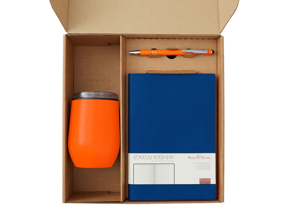 Набор «Writea» с ежедневником, ручкой и термокружкой (24410)