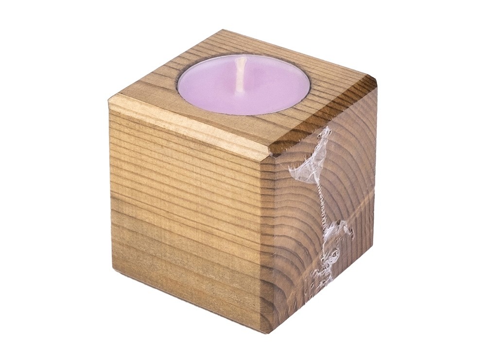 Свеча в декоративном подсвечнике «Лаванда» (24537)