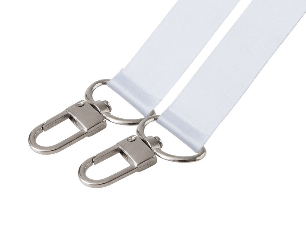 Ланъярд под сублимацию с 2-мя карабинами, 2,5 см (25528)