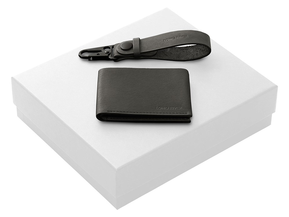Подарочный набор Long River: кошелек, ремешок для ключей (25975)