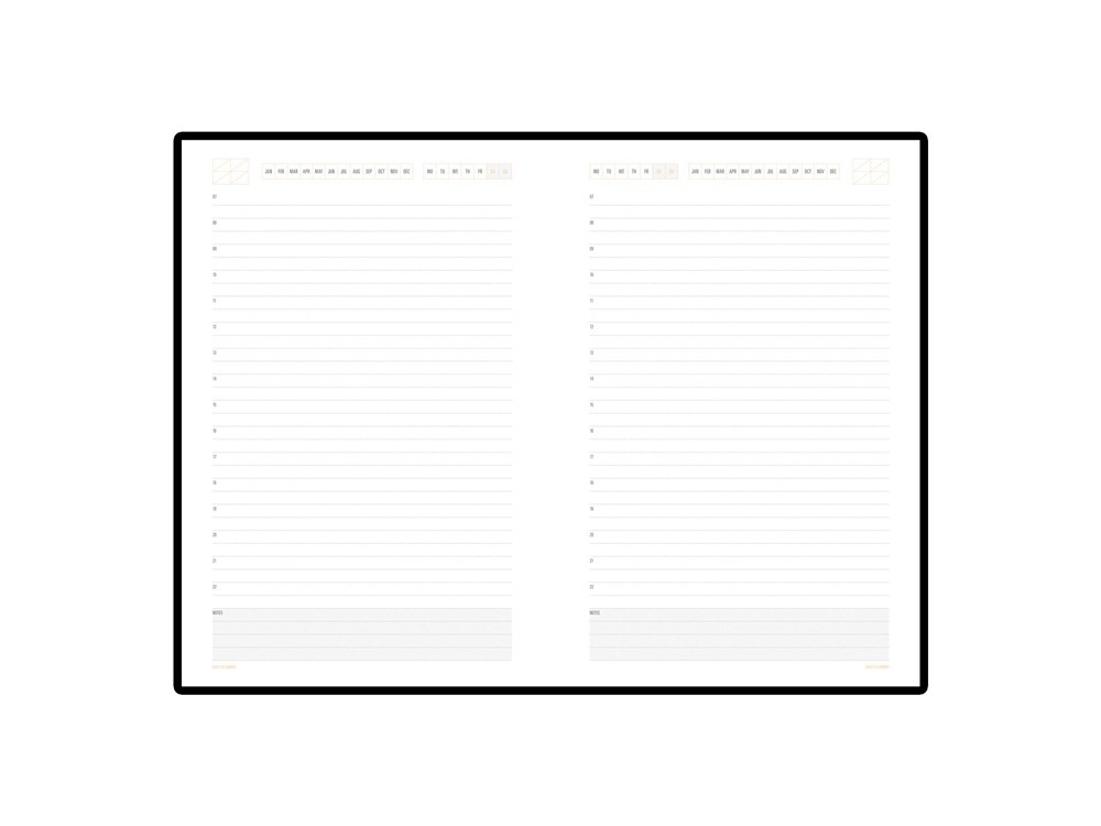 Ежедневник недатированный А5 «Mercury» (26060)