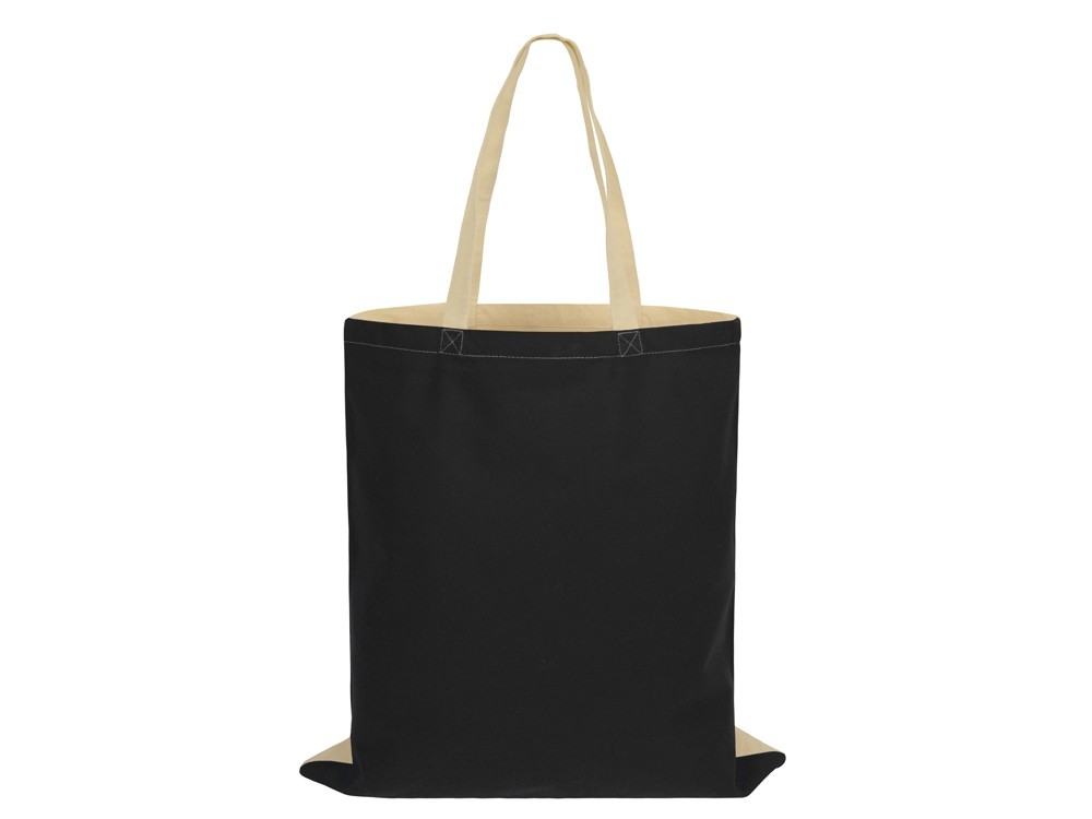 Сумка для шопинга «Twin» двухцветная из хлопка, 180 г/м2 (26108)