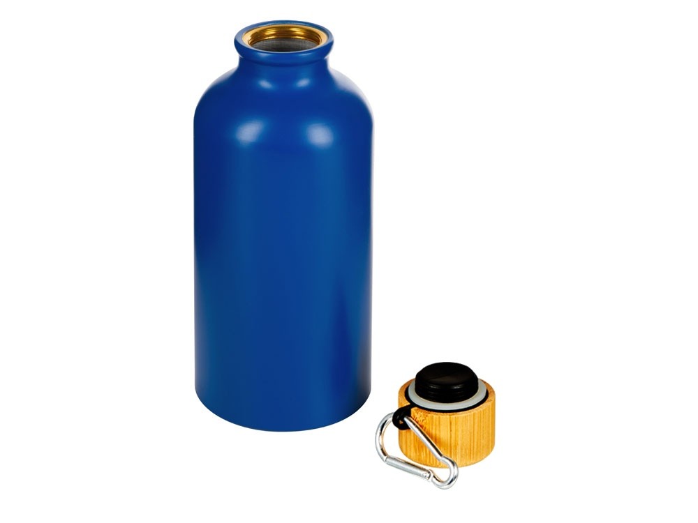 Бутылка «Hip S Bamboo» с карабином, 400 мл, матовая (26434)