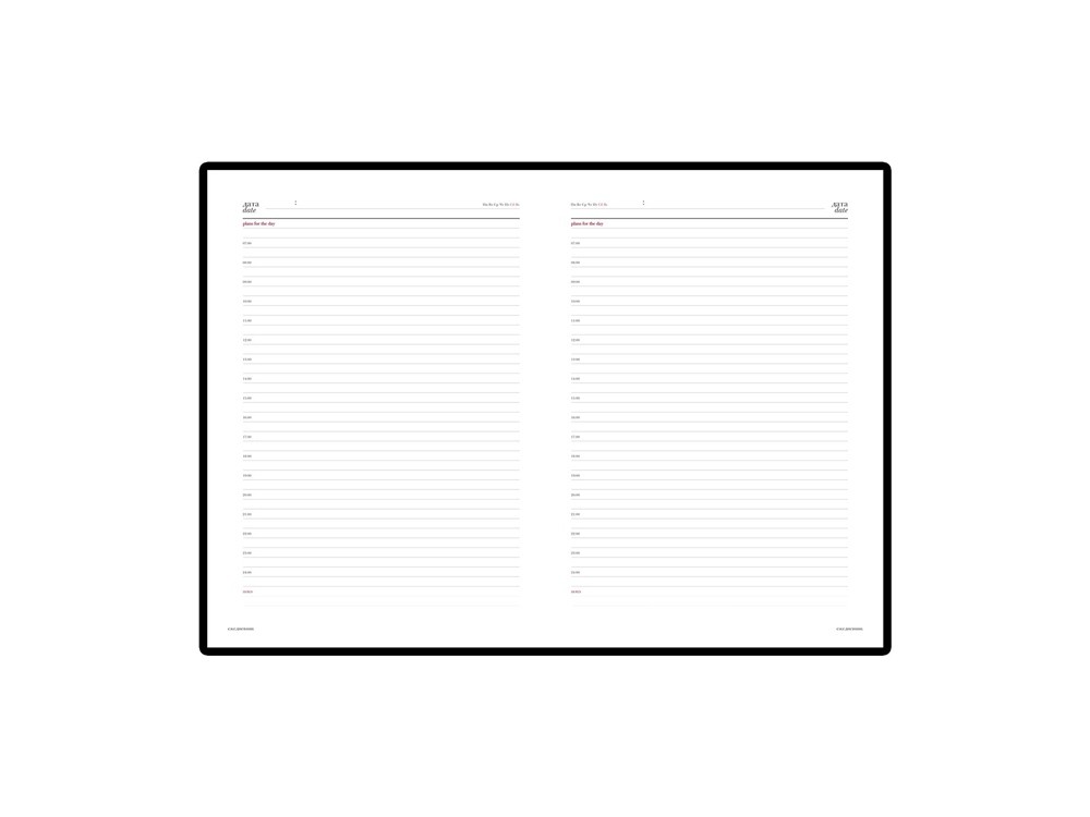 Ежедневник недатированный А4 «Velvet» (26564)