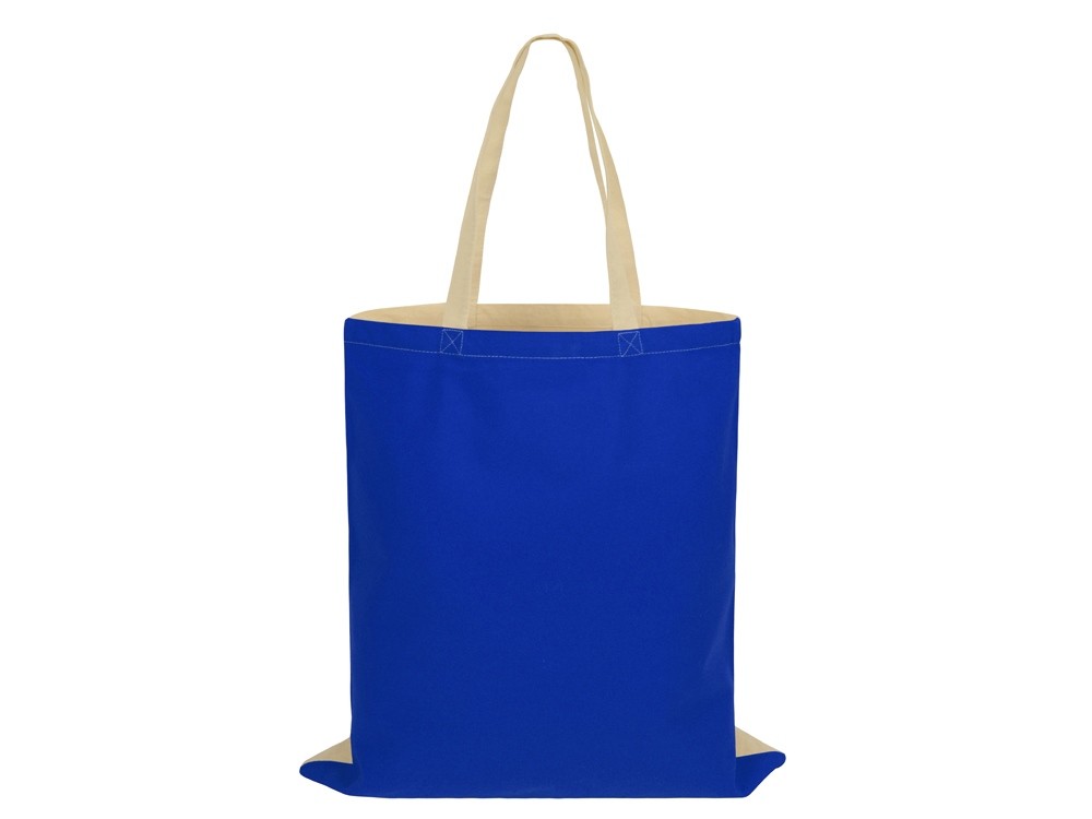 Сумка для шопинга «Twin» двухцветная из хлопка, 180 г/м2 (26612)