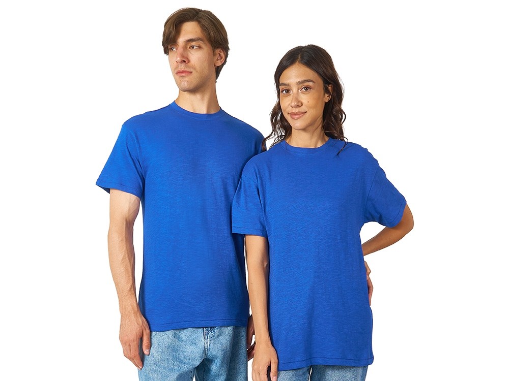 Футболка из текстурного джерси «Portofino», унисекс (27315)