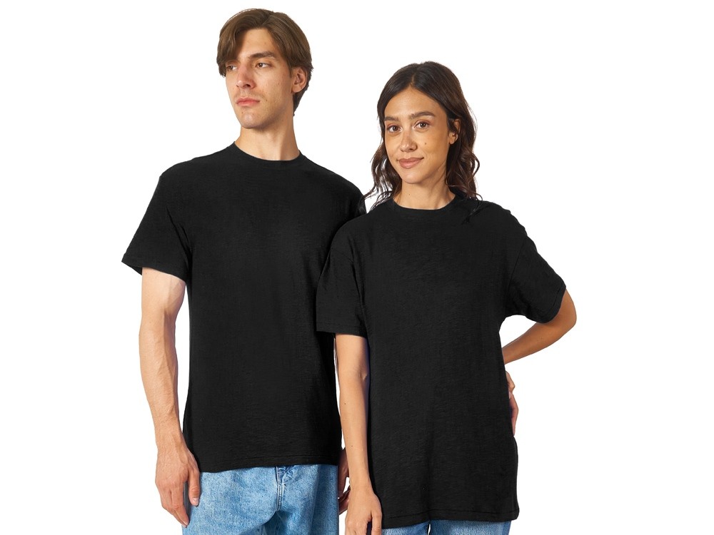 Футболка из текстурного джерси «Portofino», унисекс (27323)